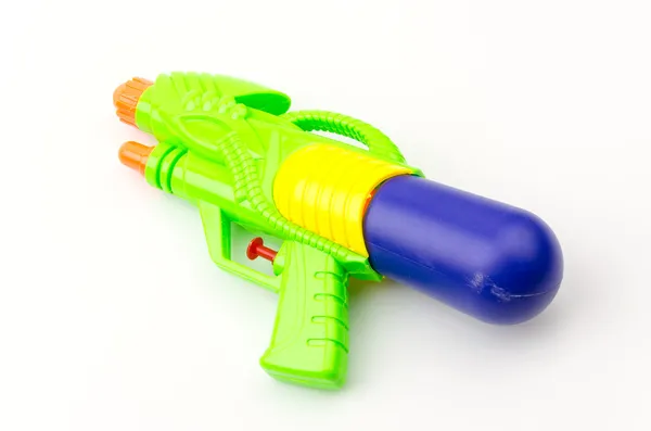 枪水玩具孤立白色背景 — 图库照片