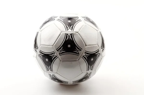 Futbol topu izole beyaz arka plan — Stok fotoğraf