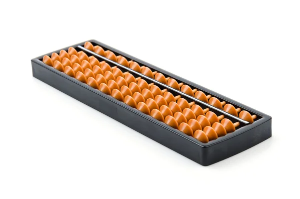 Abacus isolierter weißer Hintergrund — Stockfoto
