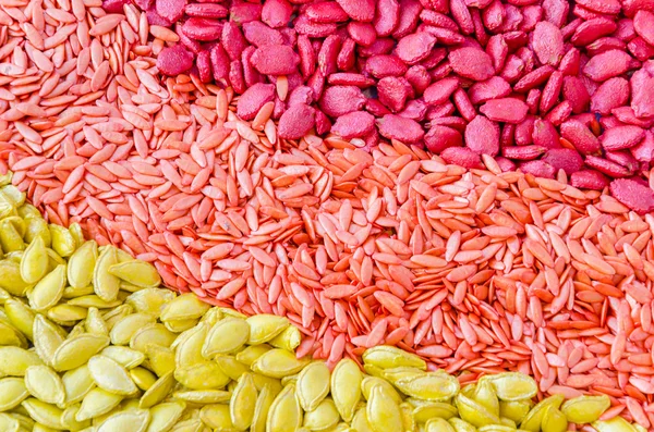 Kolorowe nasiona tekstury za pomocą jako tło — Zdjęcie stockowe