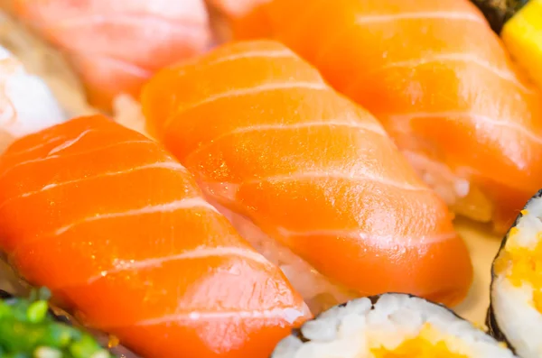 Sushi japanese food in plate — Stock Photo, Image