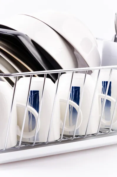 Стойка для посуды — стоковое фото