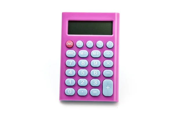 Calculator isolated white background — Stock Photo, Image