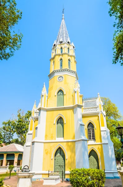 Wat Niwet Thammaprawat Temple Church in Ayutthaya Thailand — стоковое фото