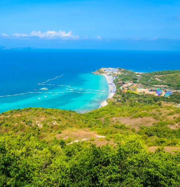 Isola di larn koh spiaggia tropicale nella città di Pattaya Thailandia — Foto Stock