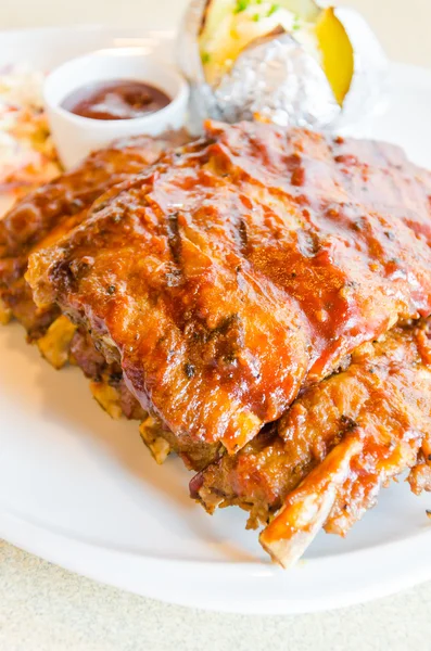 Bbq ribs steak — Stock Photo, Image