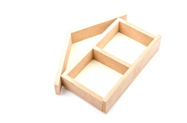 ev modeli izole beyaz arka plan