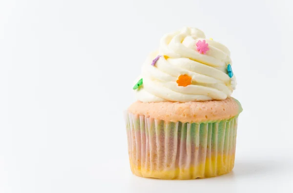 Cupcake arco iris —  Fotos de Stock