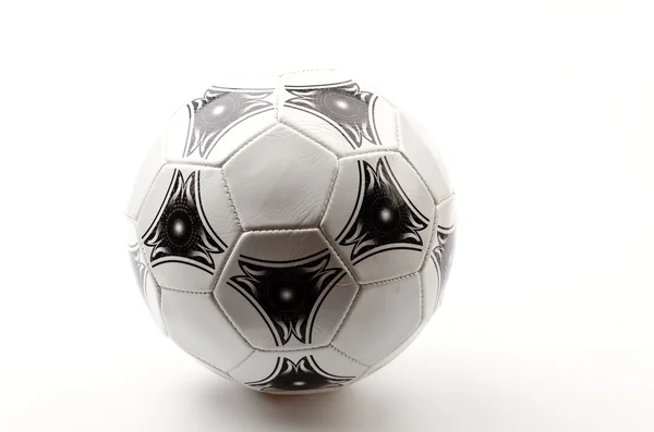 Bola de futebol isolado fundo branco — Fotografia de Stock