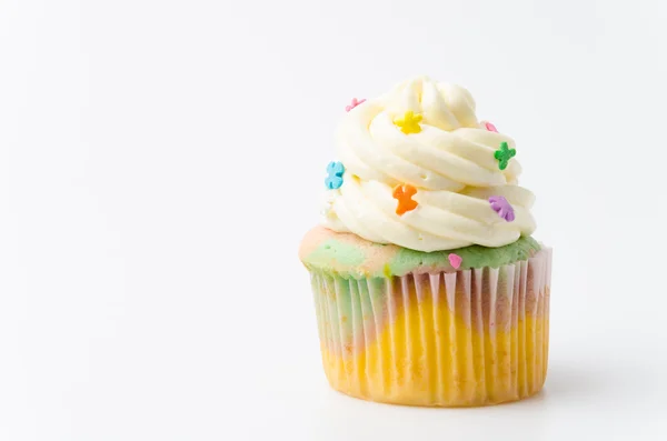 Cupcake arco iris — Foto de Stock