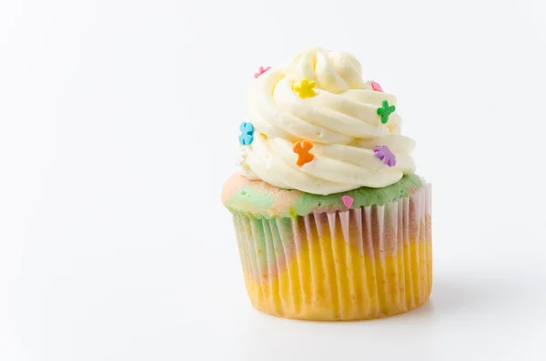 Cupcake arco iris — Foto de Stock