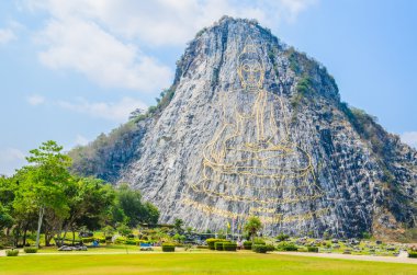 Buddha Mountain in pattaya Thailand clipart