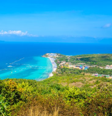 pattaya şehir Tayland Koh Larne Adası tropik beach