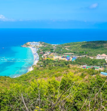 pattaya şehir Tayland Koh Larne Adası tropik beach