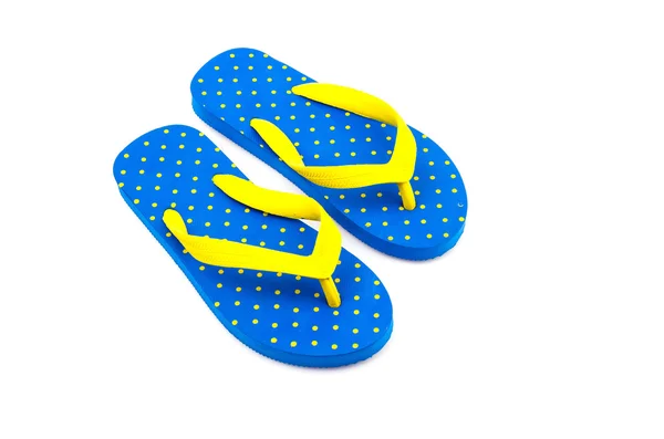 Flip flops isolerade vit bakgrund — Stockfoto