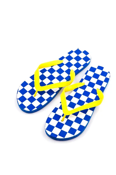 Flip flops isolated white background — Stock Photo, Image