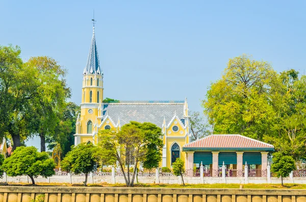 Wat Niwet Thammaprawat templo de la iglesia en Ayutthaya Tailandia —  Fotos de Stock