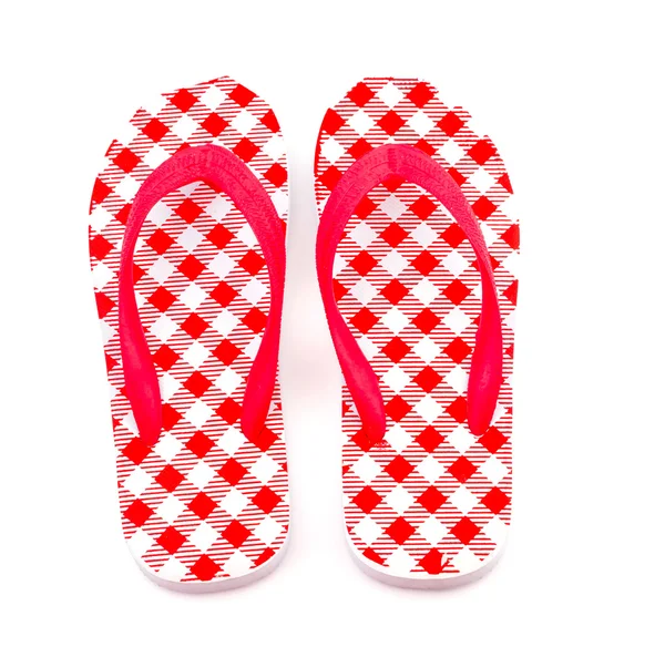 Flip flops isolerade vit bakgrund — Stockfoto