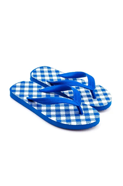 Flip flops geïsoleerde witte achtergrond — Stockfoto