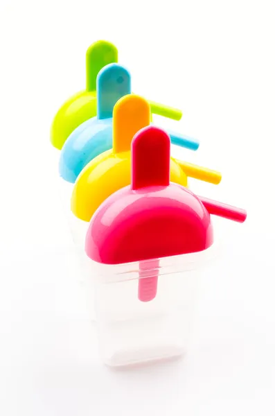 Ijs popsicle geïsoleerd witte achtergrond — Stockfoto