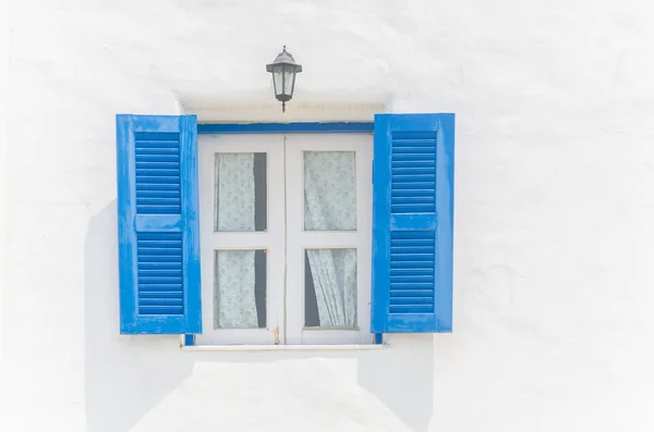 Venster santorini — Stockfoto