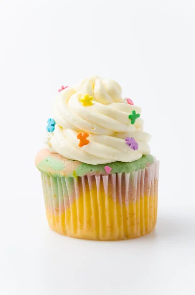 Cupcake arco iris —  Fotos de Stock