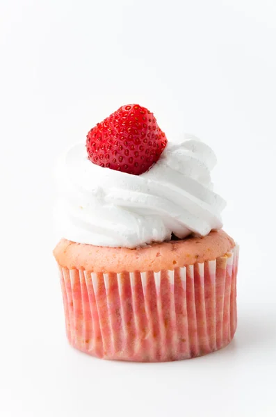 Cupcake Erdbeere — Stockfoto