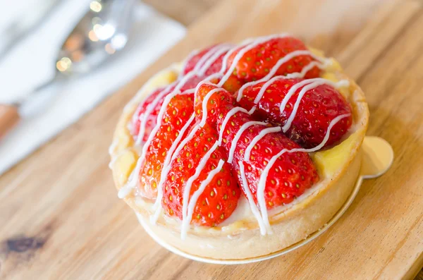 Tarte aux fraises — Photo