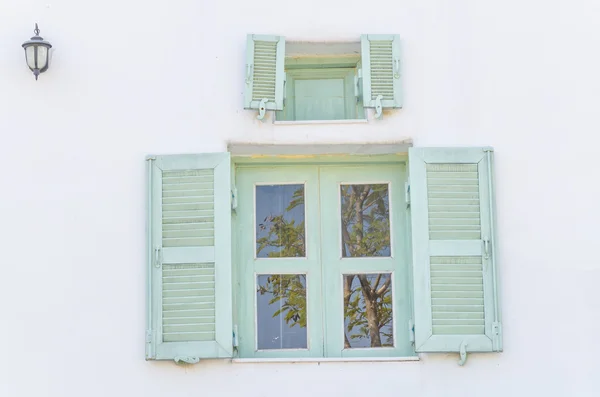 Greece window — Stock Photo, Image