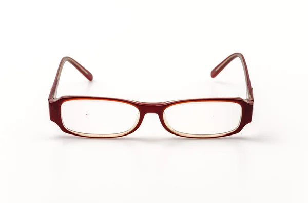 Γυαλιά απομονωμένες λευκό φόντο — Φωτογραφία Αρχείου