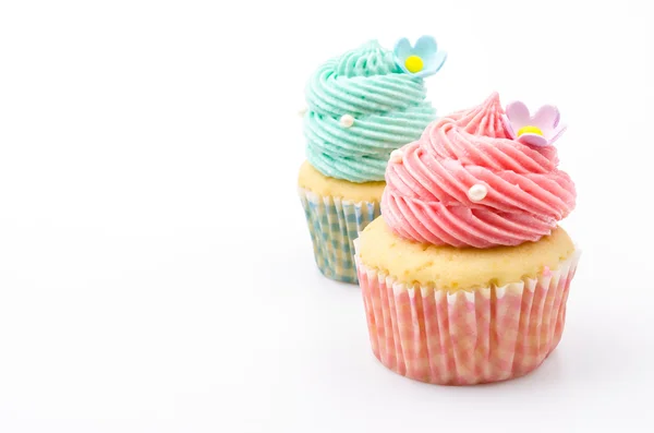 Vanilla cupcakes — Stock Photo, Image