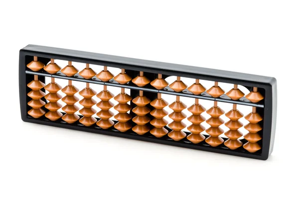 Abacus изолированный белый фон — стоковое фото