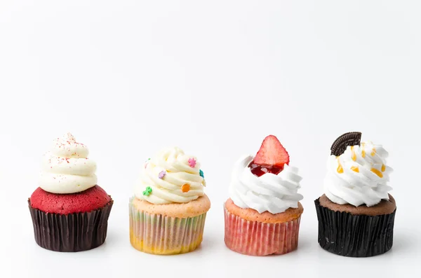 Cupcakes em branco — Fotografia de Stock