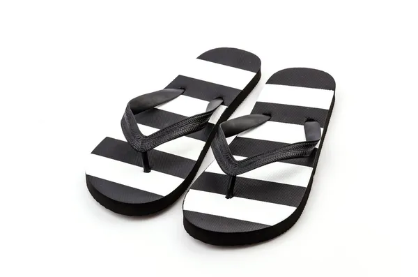 Chanclas en blanco — Foto de Stock