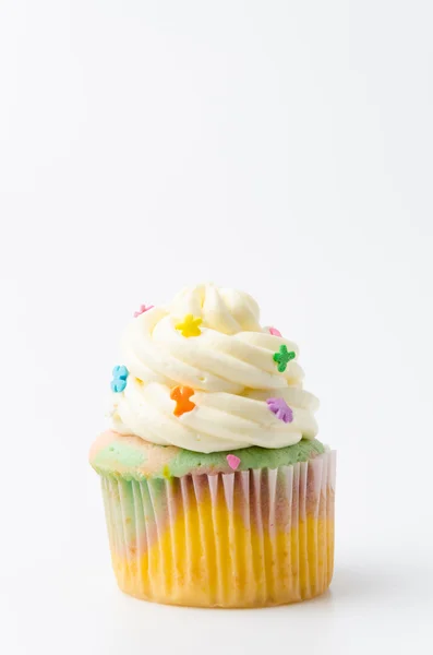 Cupcake arco iris —  Fotos de Stock