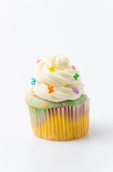 Cupcake arco iris —  Fotos de Stock