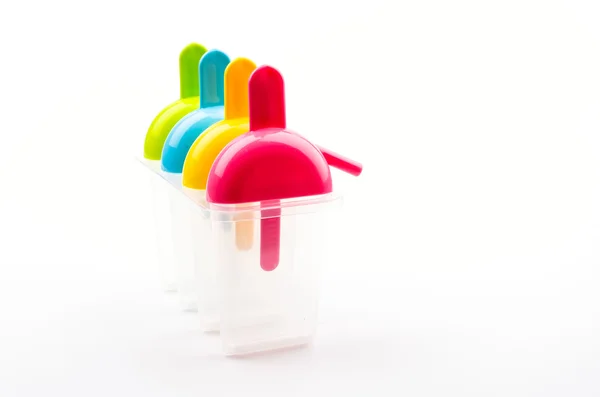 Is popsicle isolerade vit bakgrund — Stockfoto