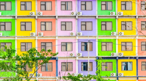 Fondo de ventanas coloridas — Foto de Stock