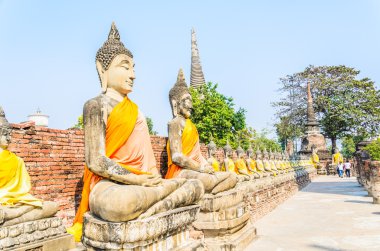 WAT yai chaimongkol Tapınağı ayutthaya, Tayland
