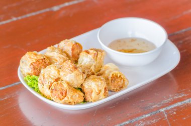 kızartılmış Yengeç kabuk