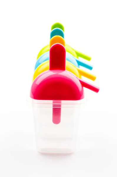 Is popsicle isolerade vit bakgrund — Stockfoto