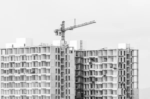 Construcción de grúas — Foto de Stock