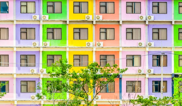 Fondo de ventanas coloridas — Foto de Stock