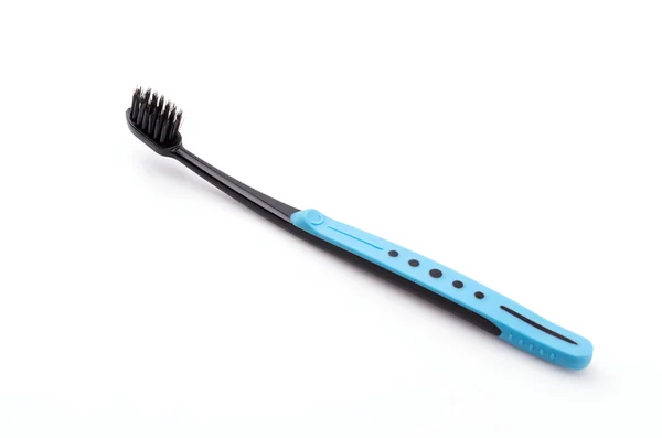 Escova de dentes isolado fundo branco — Fotografia de Stock