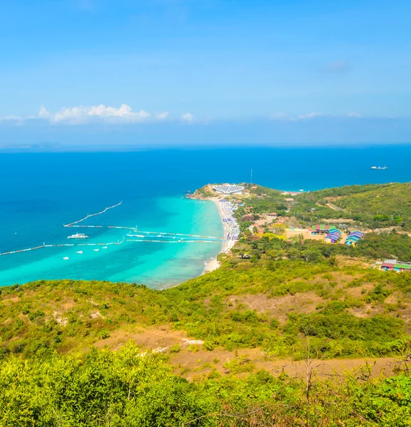 Koh larn wyspie tropikalnej plaży w mieście pattaya Tajlandia — Zdjęcie stockowe