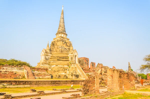 Templo de Wat Phra Si Sanphet en ayutthaya Tailandia — Foto de Stock
