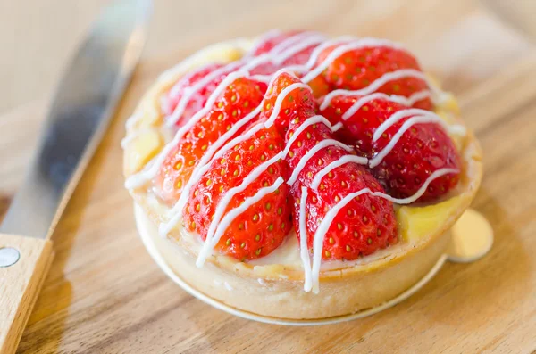 Tarte aux fraises — Photo
