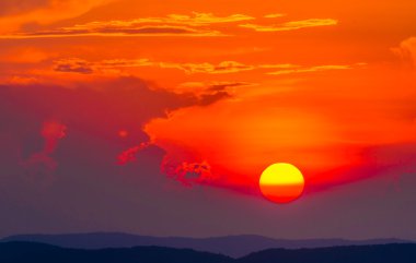 gökyüzü günbatımı