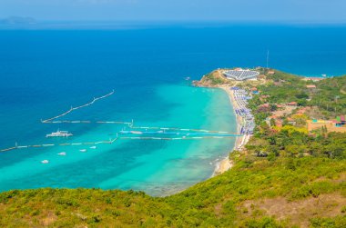 pattaya şehir Tayland Koh Larne Adası tropik beach