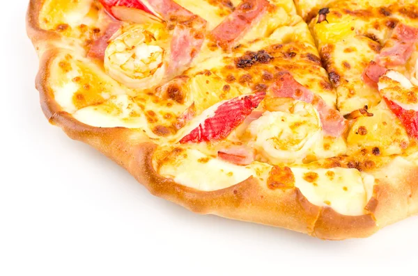 pizza izole beyaz arka plan